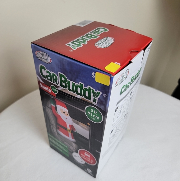 Car Buddy 3 ft Blowup Inflatable Waving Santa - Picture 5 of 6